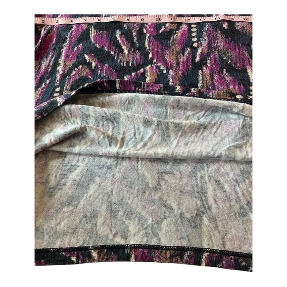 NZT Sweet Dreams Long Sleeve Printed Vines Popover Top  Nic + Zoe Pink Multi - Picture 11 of 15